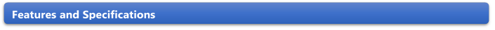 Features and Specifications 